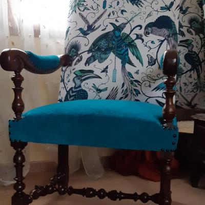 Fauteuil Louid XIV Animalia