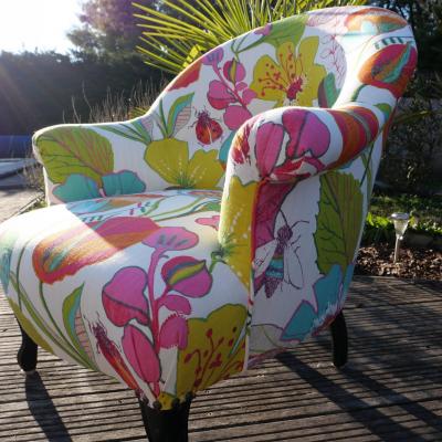 Crapaud fleuri